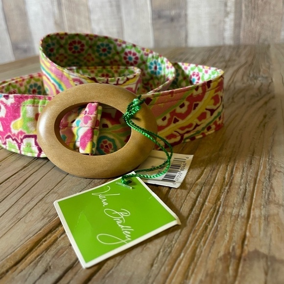 Vera Bradley Capri Melon Reversible Fabric Belt NWT - Picture 2 of 5